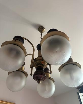 Lampadario e abat jour