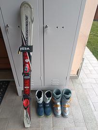 scii bambino completo di scarponi 