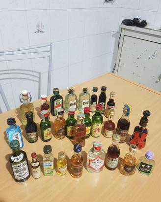 Bottigliette liquori mignon e altro