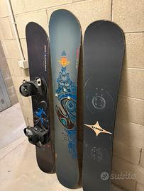 Tavole snowboard 3 pezzi