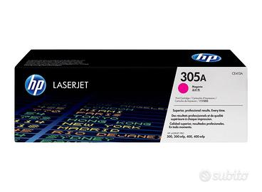 HP Cartuccia Toner CE413A Originale Magenta 305A