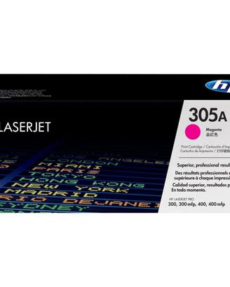 HP Cartuccia Toner CE413A Originale Magenta 305A