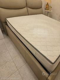 Letto a cassone  + Materasso +Divano in tessuto 