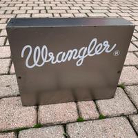 Insegna Wrangler metallo