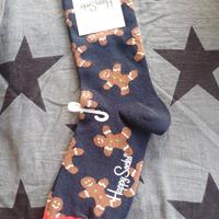 Calzini a tema natalizio con pan di zenzero