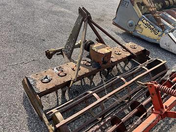 Erpice rotante con rullo a gabbia da 2,10m