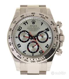 Rolex Daytona oro bianco racing dial 116509
