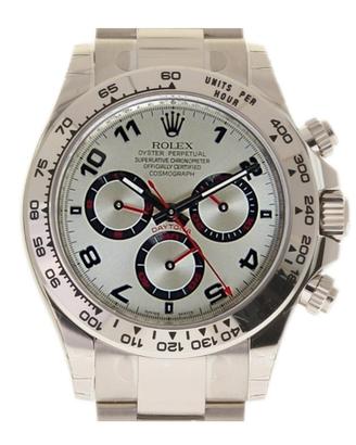 Rolex Daytona oro bianco racing dial 116509