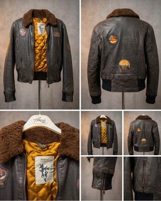 Giubbotto in pelle donna Avirex originale