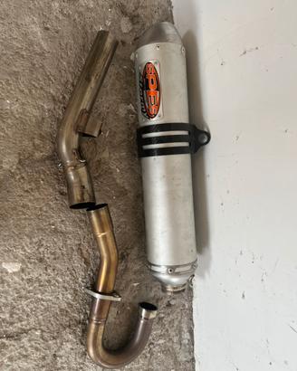 Marmitta completa kawasaki kxf 250