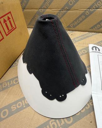 Cuffia Cambio Alcantara Cuciture Rosse Fiat 124 Ab