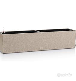 3 vasi LECHUZA BALCONERA Stone 80 beige sabbia