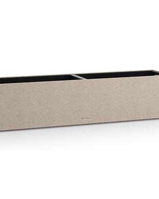 3 vasi LECHUZA BALCONERA Stone 80 beige sabbia