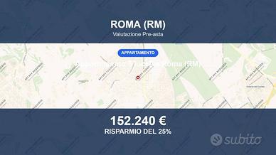 Immobile in asta di 95 m² con box auto a Roma