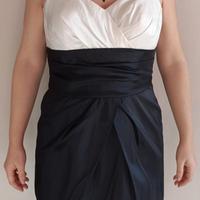 Abito tubino in raso da cerimonia sartoriale