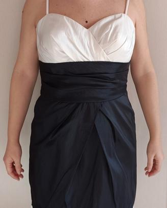 Abito tubino in raso da cerimonia sartoriale