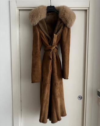Giaccone in pelle Max Mara