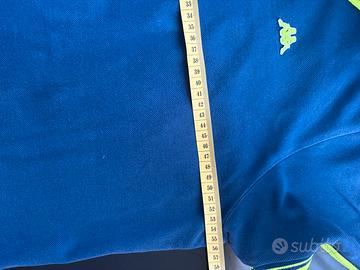Polo uomo Robe di Kappa tg xl slim col blu royal