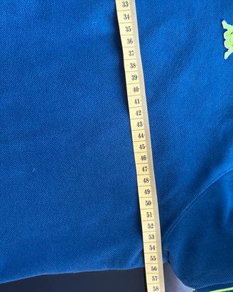 Polo uomo Robe di Kappa tg xl slim col blu royal