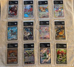 Lotto carte Pokemon oroginali - tutte gradate