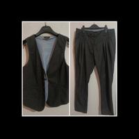 Set completo elegante vintage a righe Project Oops