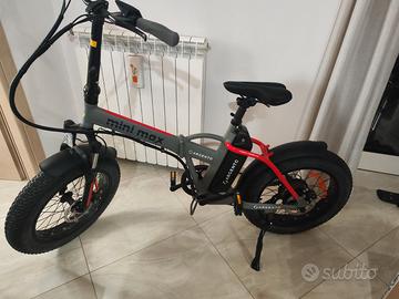 Bici elettrica minimax argento