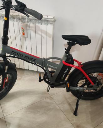Bici elettrica minimax argento