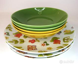 Thun - Set 4 Piatti tesi e Fondi Happy Country