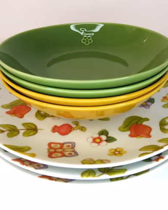 Thun - Set 4 Piatti tesi e Fondi Happy Country