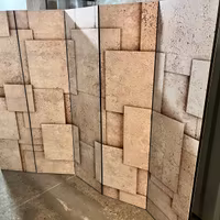 Separè in legno rivestito su entrambi i lati