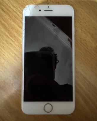 iPhone 6 funzionante vetro spaccato