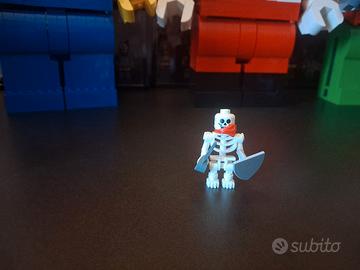 Lego minifigure scheletro guerriero