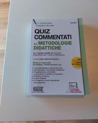 libro manuale simone quiz concorso scuola