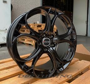 Cerchi lega 18 AVUS AC-520 Black Alfa Giulietta Gi