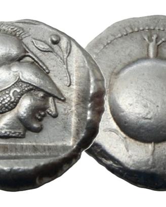 REPLICA MONETA GRECA PAMPHYLIA PAMFILIA GRECIA