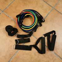 Kit Elastici Fitness Varia Resistenza + Accessori