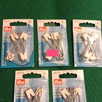 Confezione spille da balia con chiusura sicura