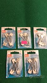 Confezione spille da balia con chiusura sicura