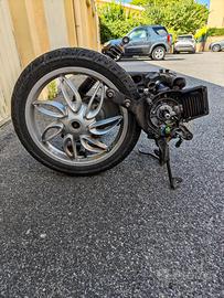 motore scarabeo 50 2t, anno 2018.
