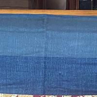 sciarpa blu ed azzurra, 190 cm x 56 cm