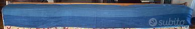 sciarpa blu ed azzurra, 190 cm x 56 cm