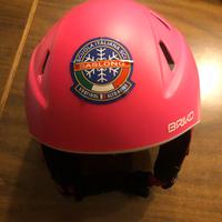 Casco sci BRIKO kodiakino size m/l rosa fluo