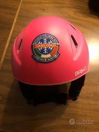 Casco sci BRIKO kodiakino size m/l rosa fluo