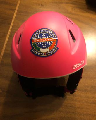 Casco sci BRIKO kodiakino size m/l rosa fluo