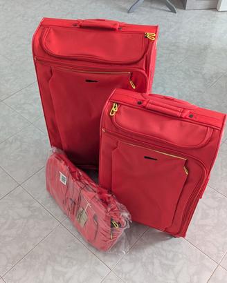set 2 valigie viaggio + 1 Beauty case