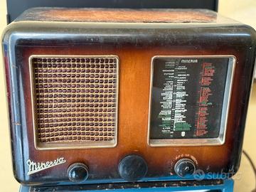 Radioa valvole Minerva Milano anni ‘40/‘50 Vintage