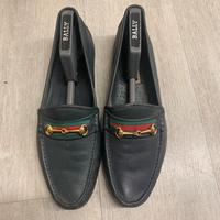 Mocassini bally in pelle verde