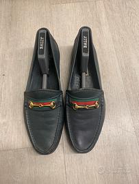 Mocassini bally in pelle verde