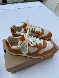 Clarks CraftRun Tor sneakers pelle e camoscio