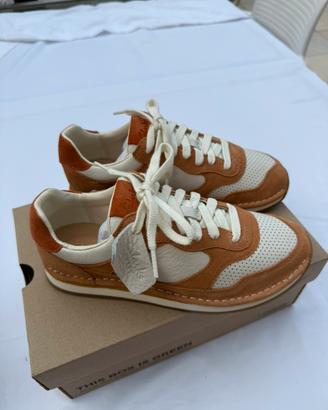 Clarks CraftRun Tor sneakers pelle e camoscio